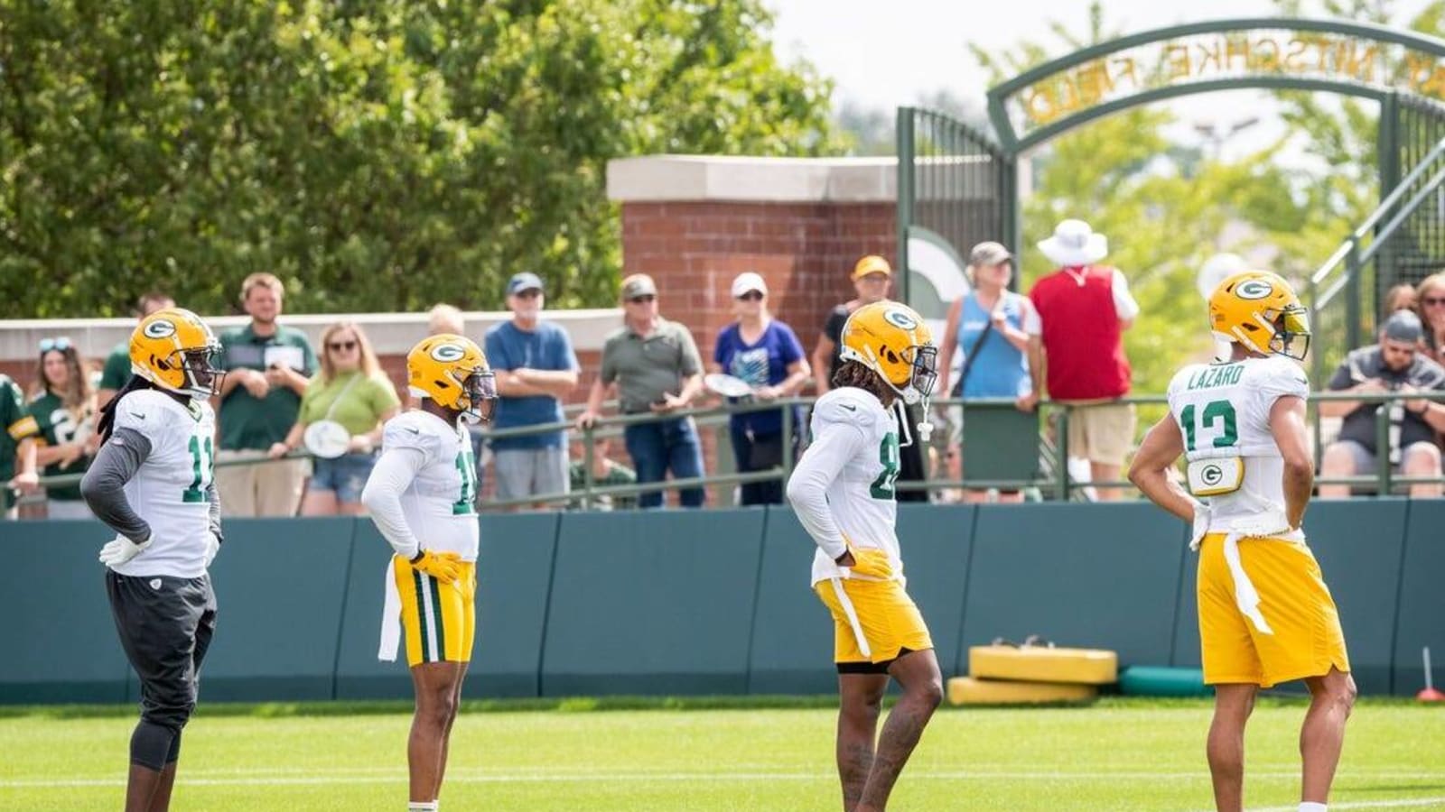 Packers missing top four WRs at practice