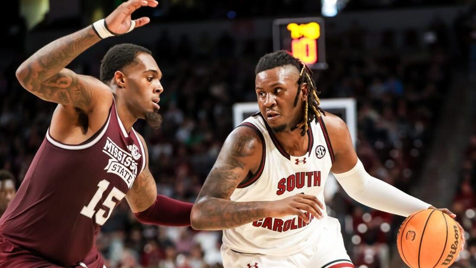 Meechie Johnson, South Carolina too strong for Mississippi State