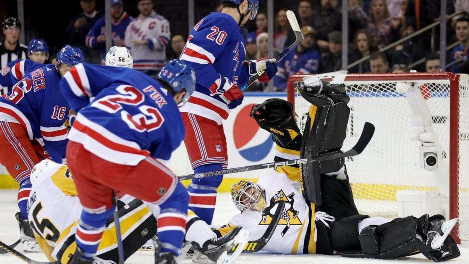 Rangers blow out Penguins behind Igor Shesterkin shutout