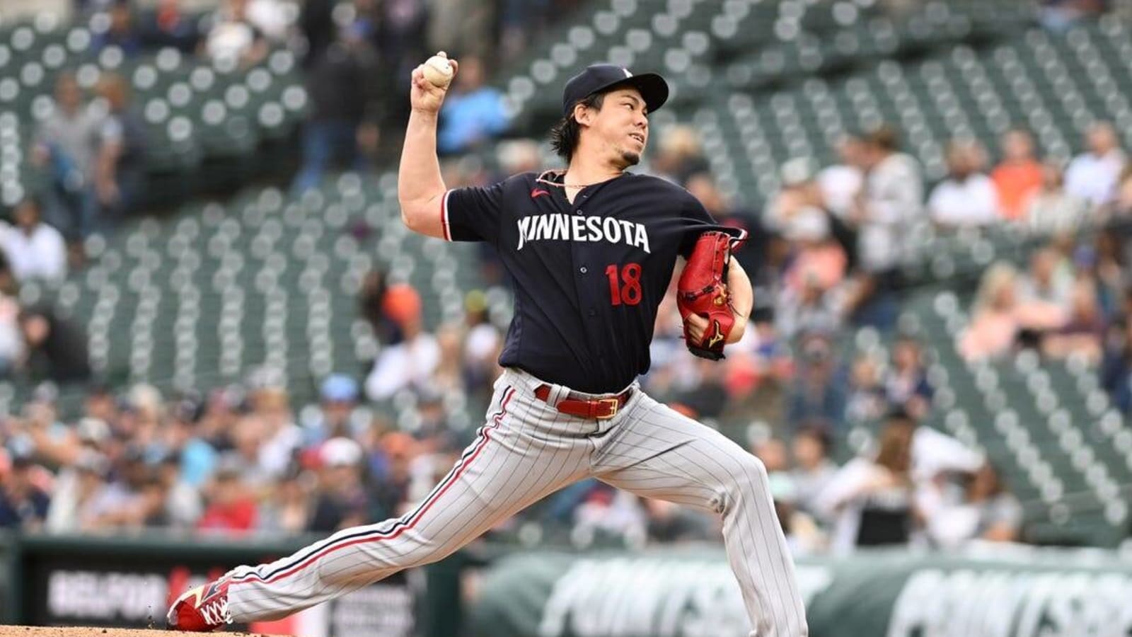 Twins&#39; Kenta Maeda beats Tigers for first win since &#39;21