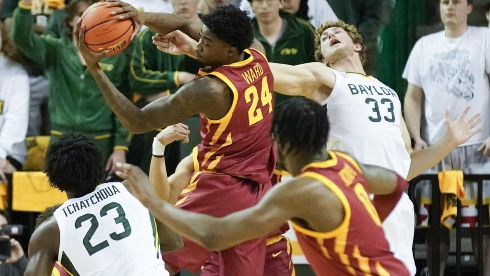 Visiting Iowa State shocks No. 7 Baylor in rout