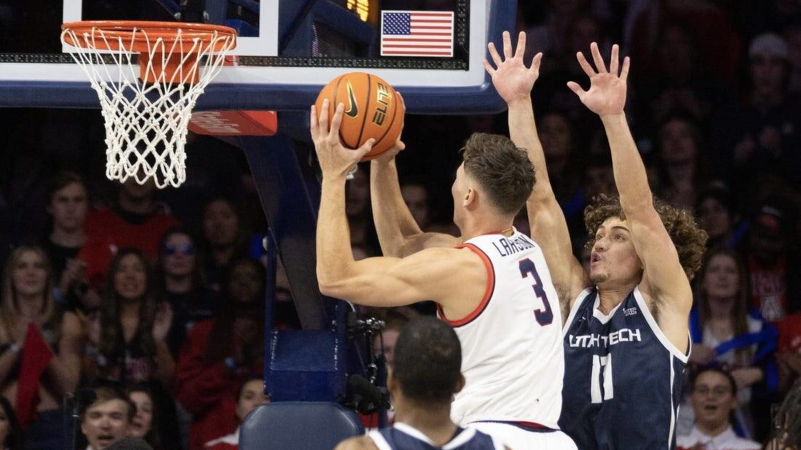 Kerr Kriisa pours in 24 as No. 14 Arizona thrashes Utah Tech