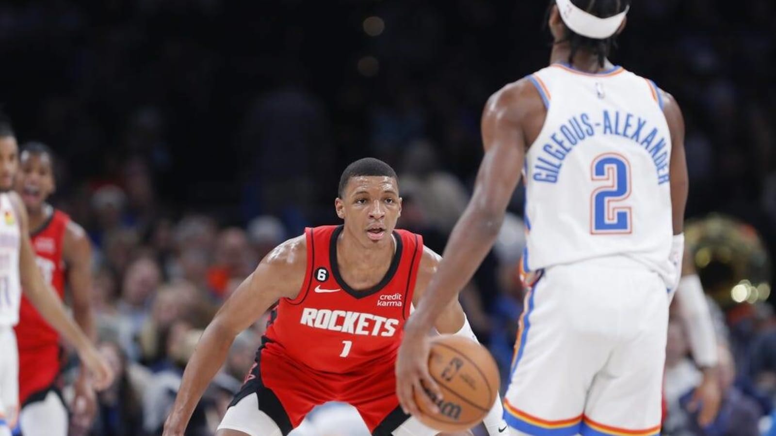 Thunder pour in record 153 points in drubbing of Rockets