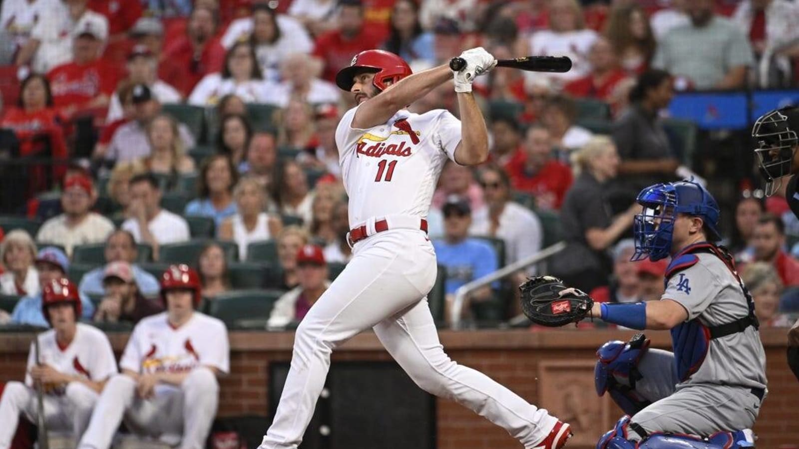 Cardinals hit 7 homers, pound visiting Dodgers