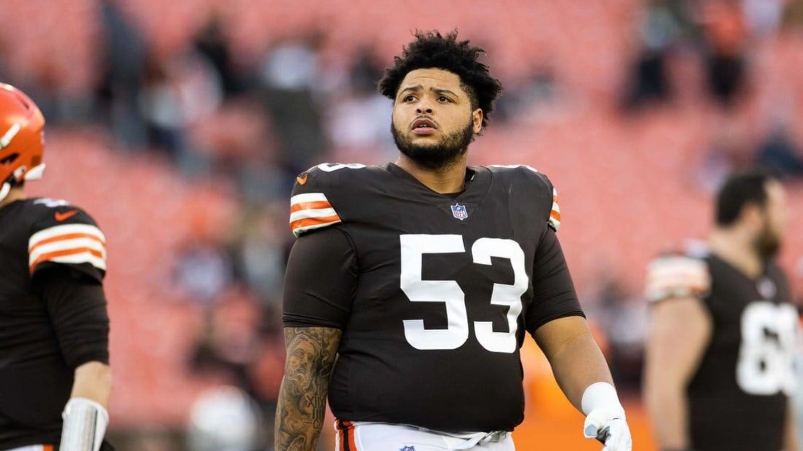 Browns place C Nick Harris, G Dawson Deaton on IR