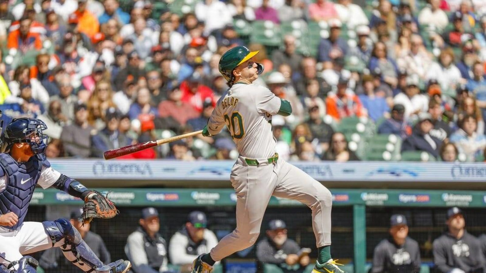 Athletics capture series with Tigers behind Zack Gelof&#39;s big day