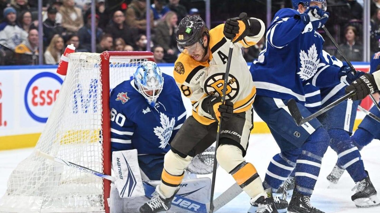 Leafs tie it with 6 seconds left, but Bruins win in OT
