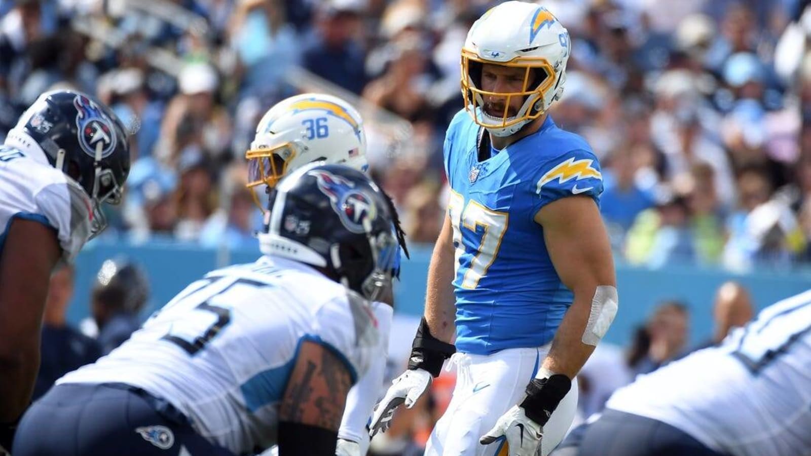 Los Angeles Chargers on X: Joey Bosa Arrives at Chargers Park. PHOTOS:    / X