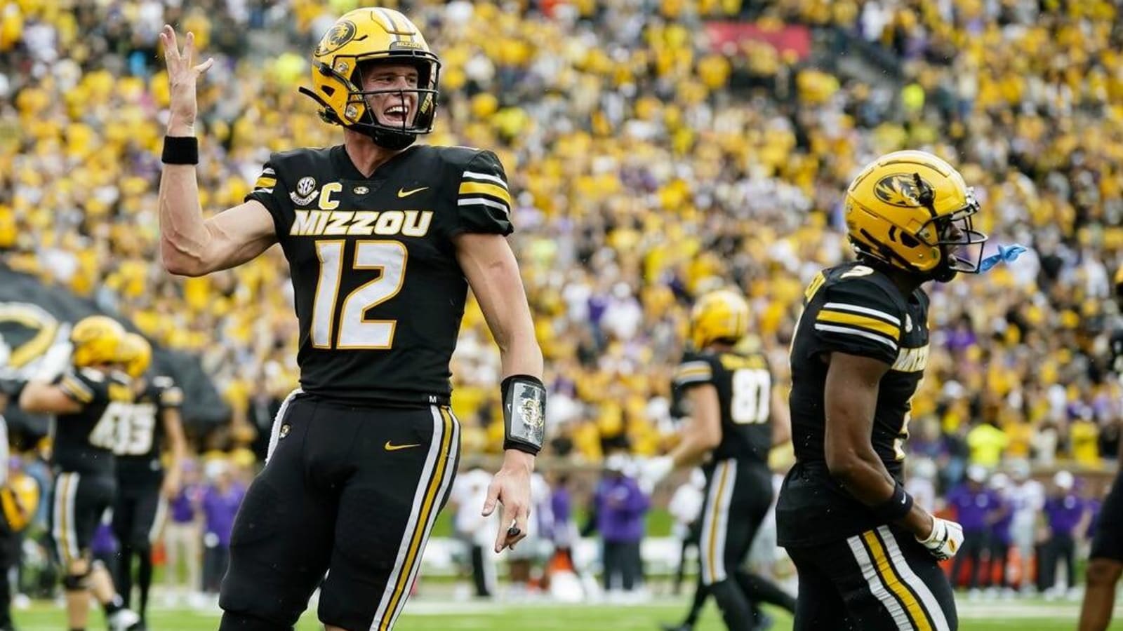 Missouri QB Brady Cook (hyperextended knee) day-to-day