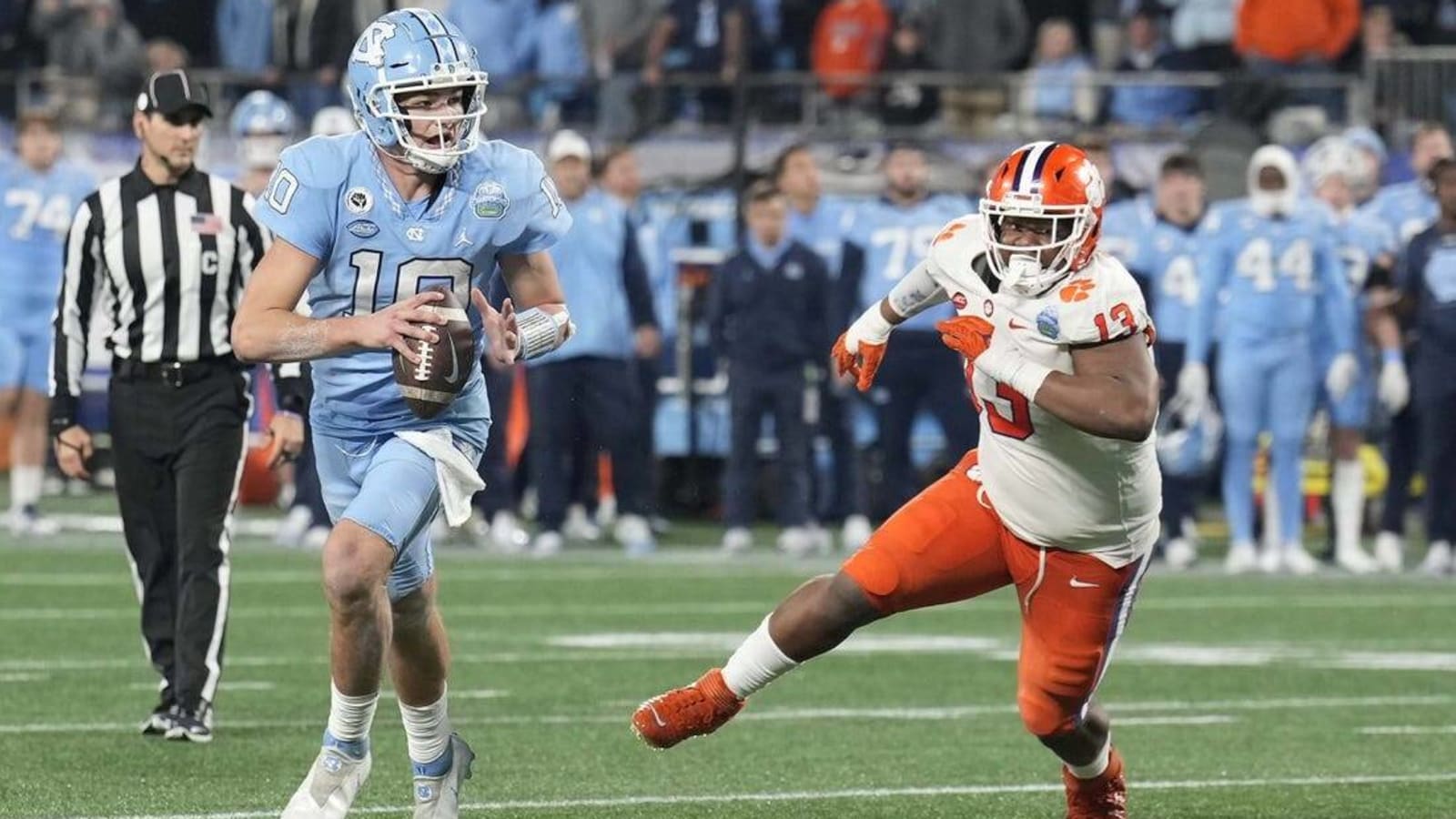 No. 9 Clemson drubs No. 23 UNC behind backup QB to win ACC