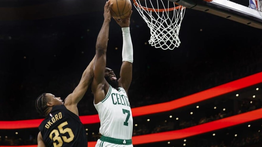 Jaylen Brown, Celtics crush Cavaliers in Game 1