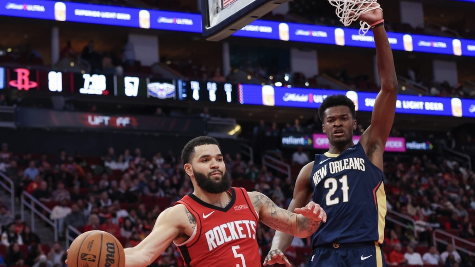 Rockets attempt to stretch Raptors&#39; skid to seven games