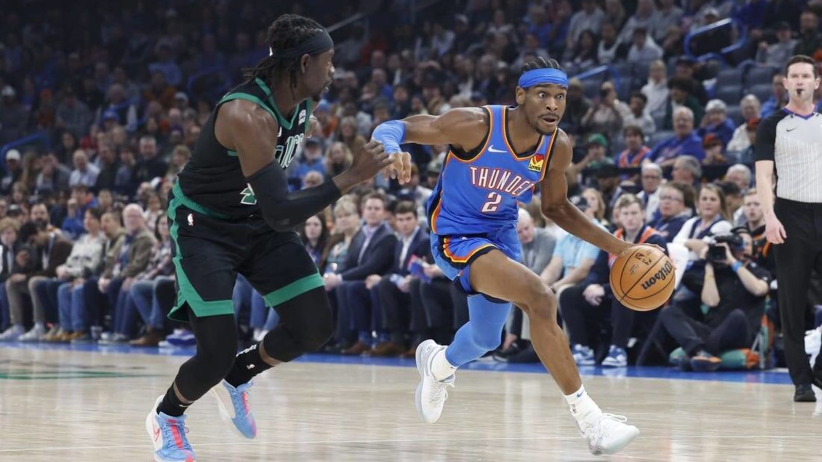 Surging Thunder cool off Celtics