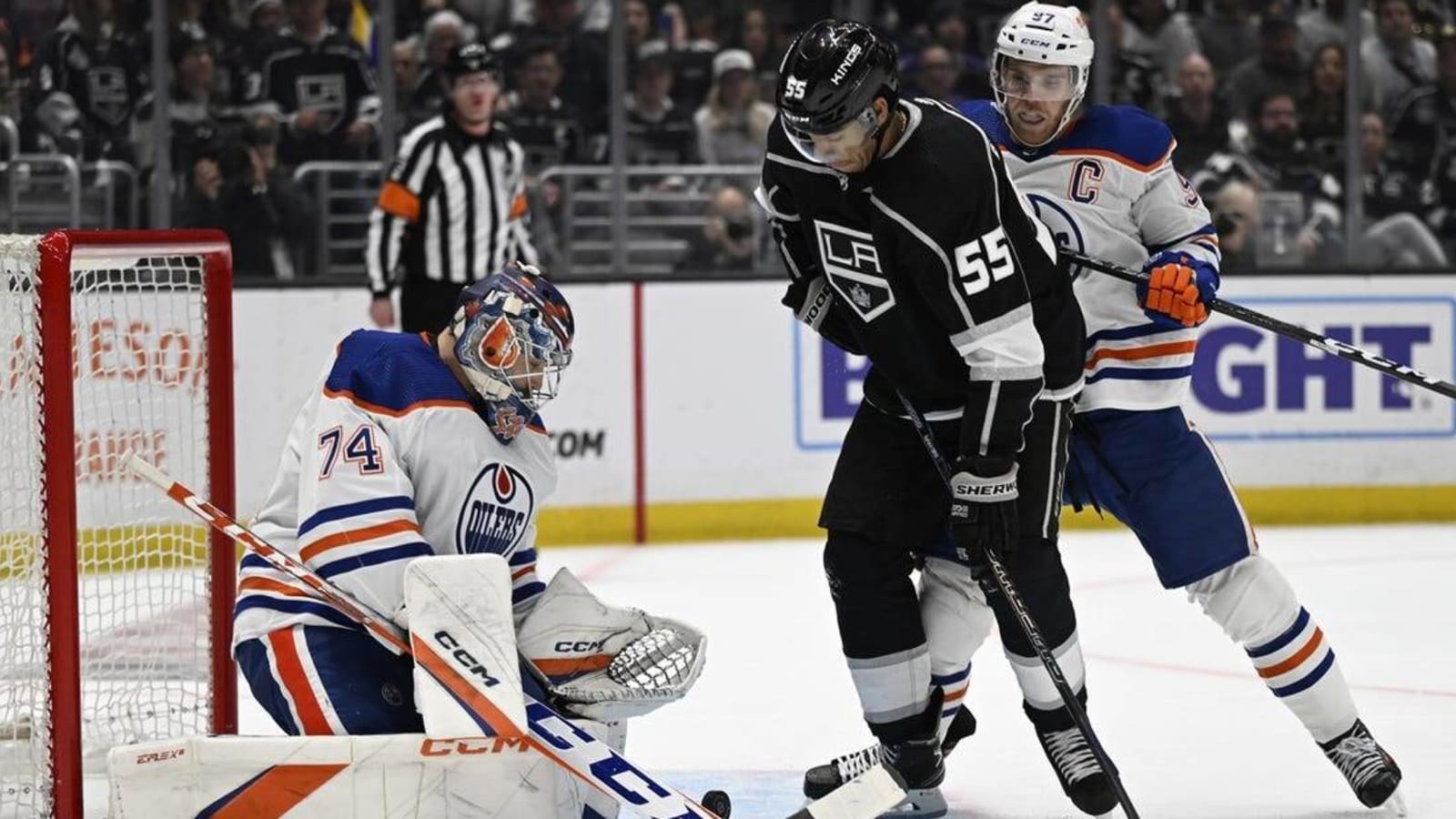 Kings record another OT win over Oilers
