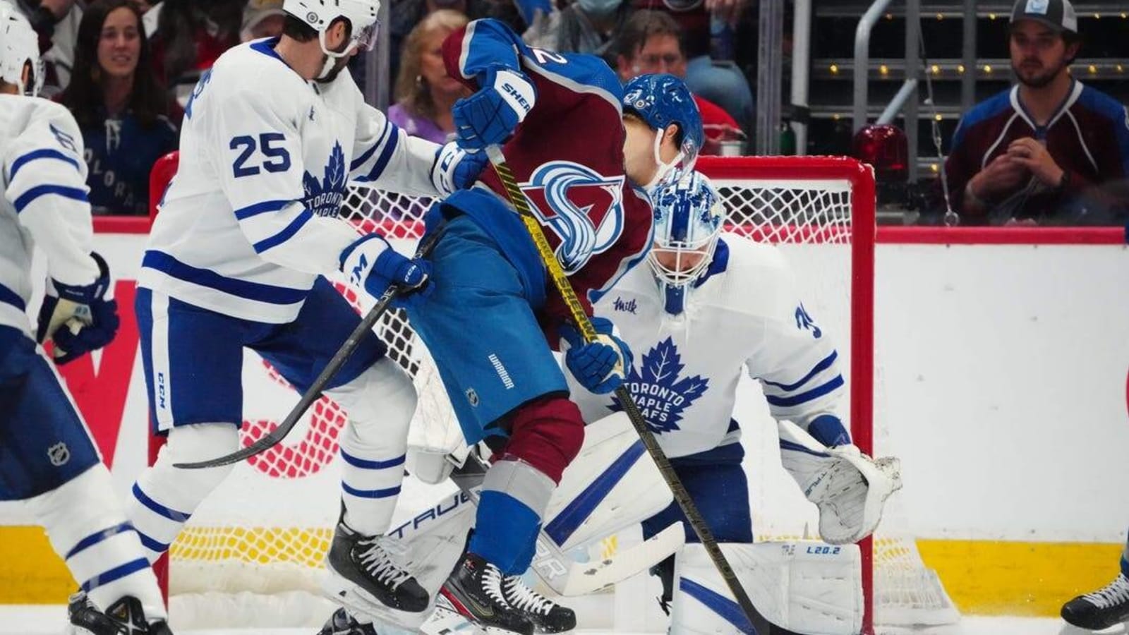 Leafs spoil Nathan MacKinnon&#39;s return, down Avalanche