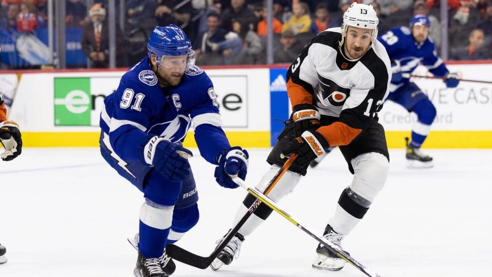 Lightning search for a spark, host Flyers