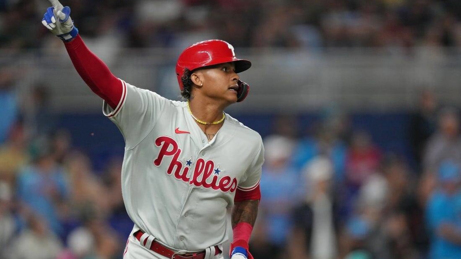 Phillies put Cristian Pache on IL, call up OF Johan Rojas