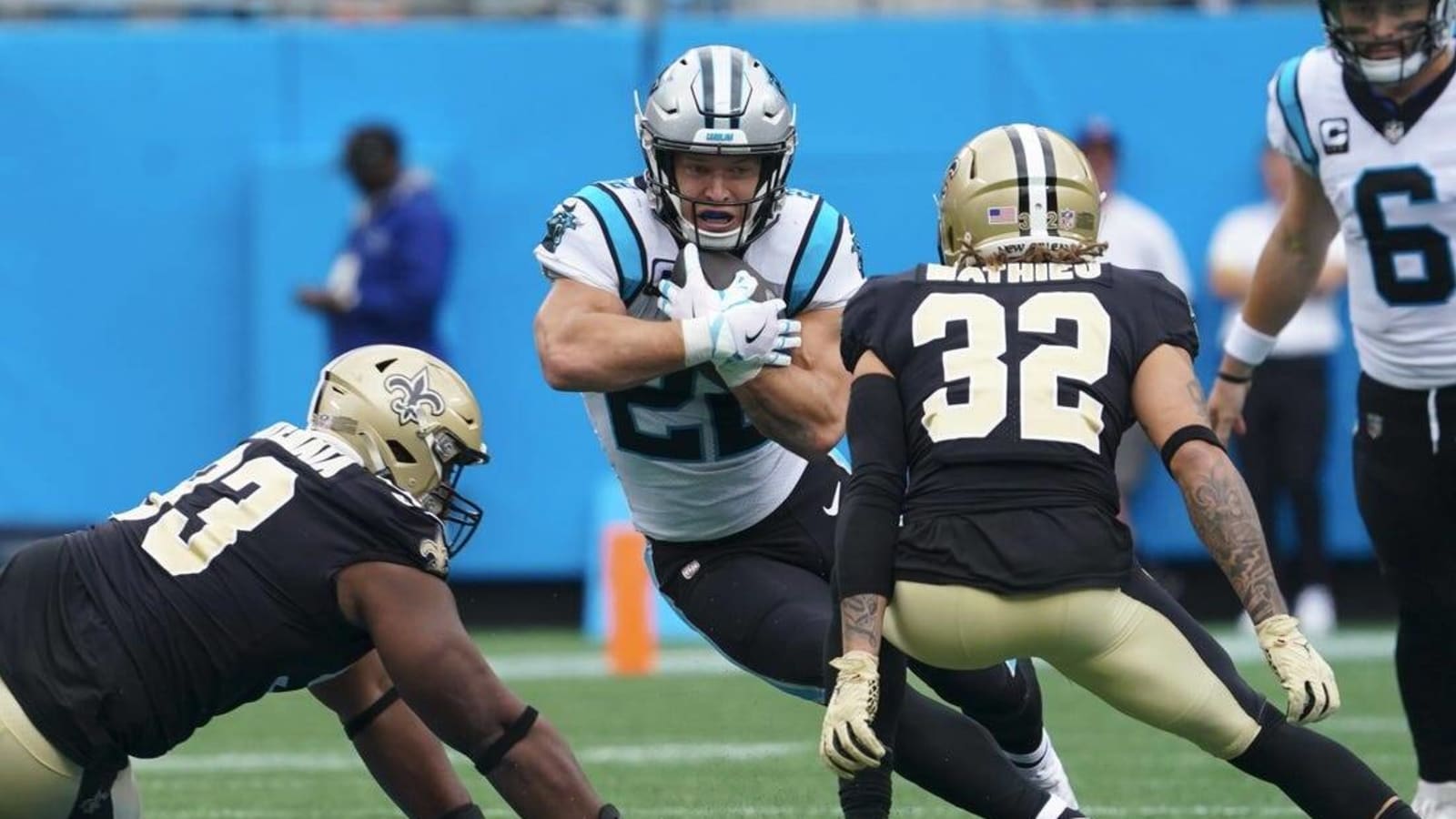 Panthers stifle Saints for first win of season