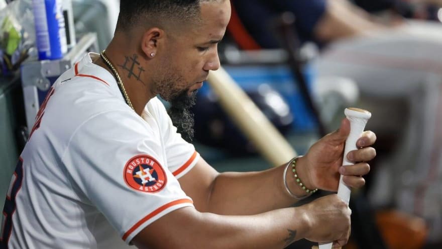 Astros recall Jose Abreu, place Cristian Javier (forearm) on IL