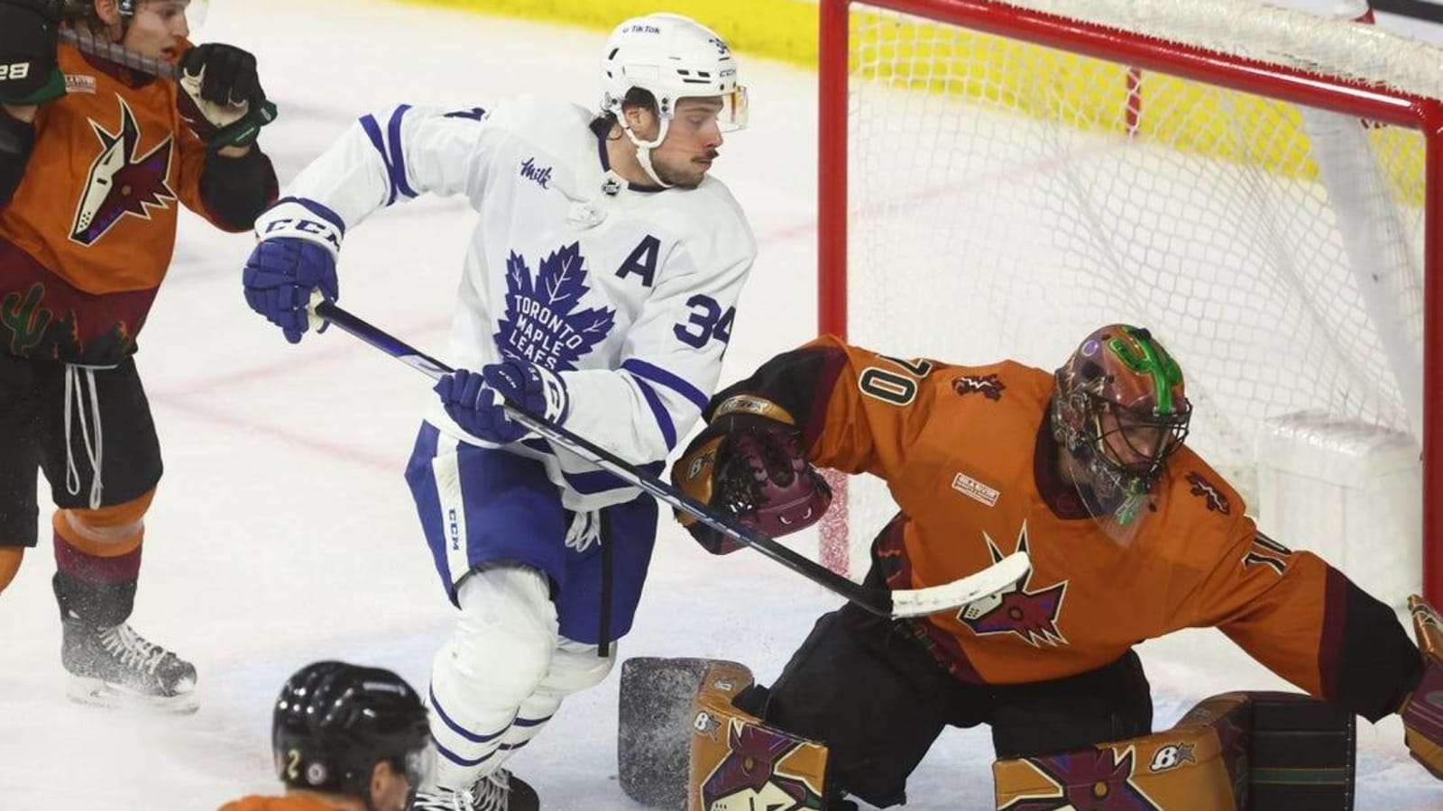 Jack McBain, Coyotes keep home wins coming, beat Leafs