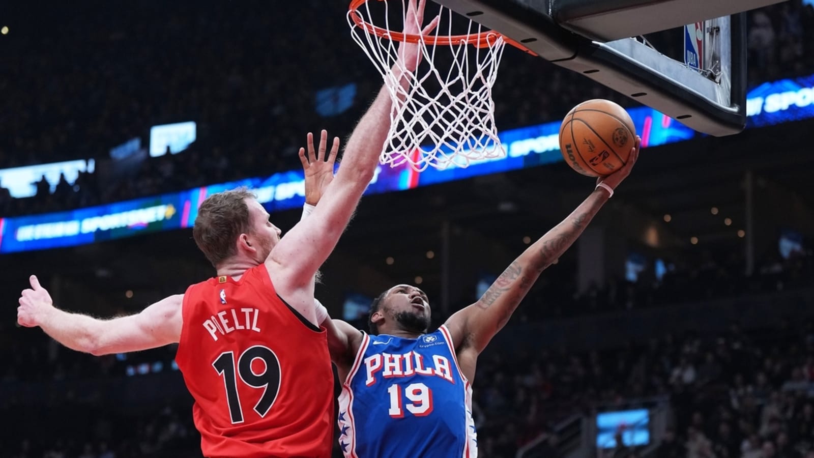 Career-highs for Jared Rhoden, Orlando Robinson lift Raptors over Sixers