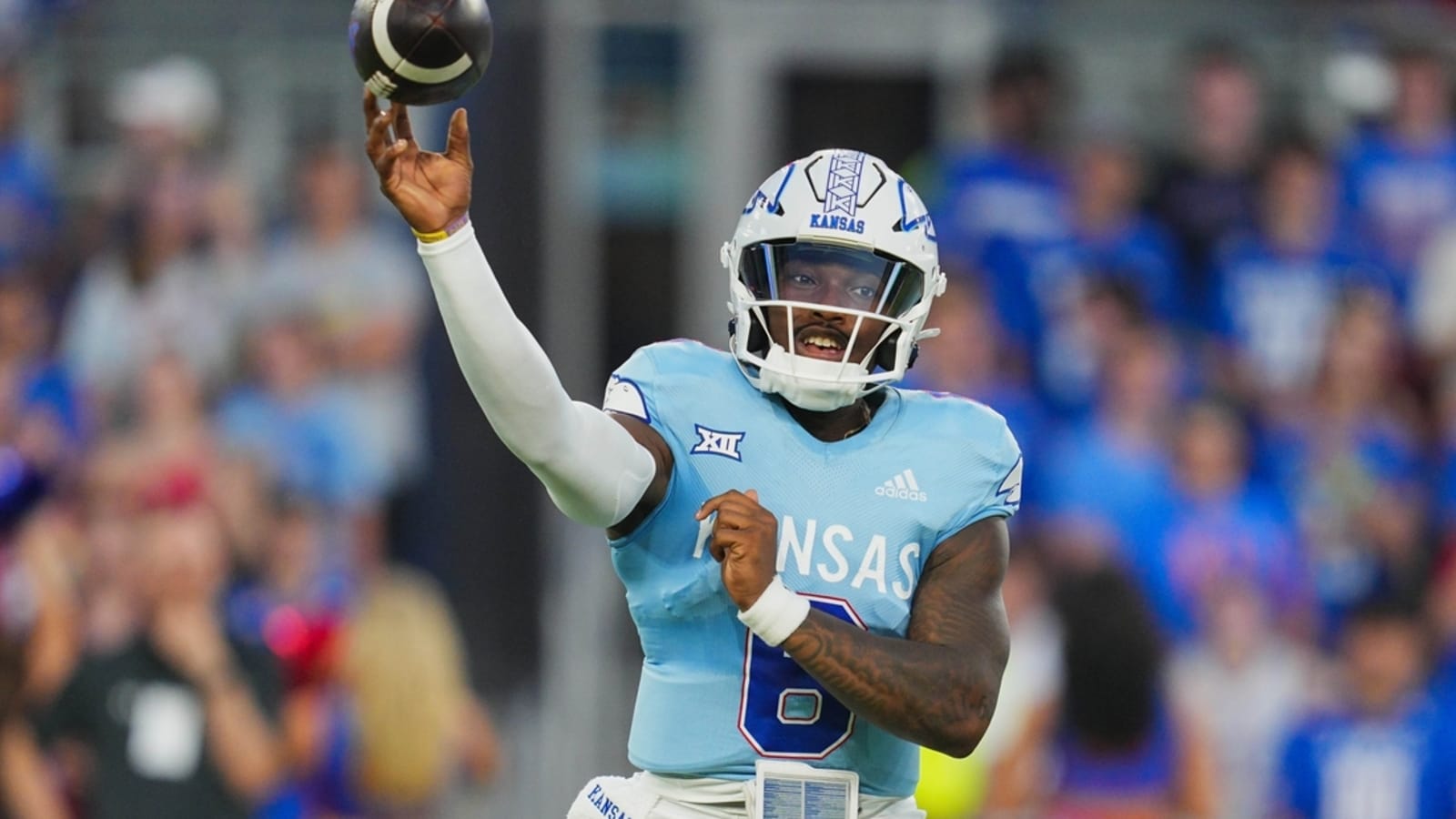 No. 22 Kansas scores 4 TDs in 2nd quarter to crush Lindenwood