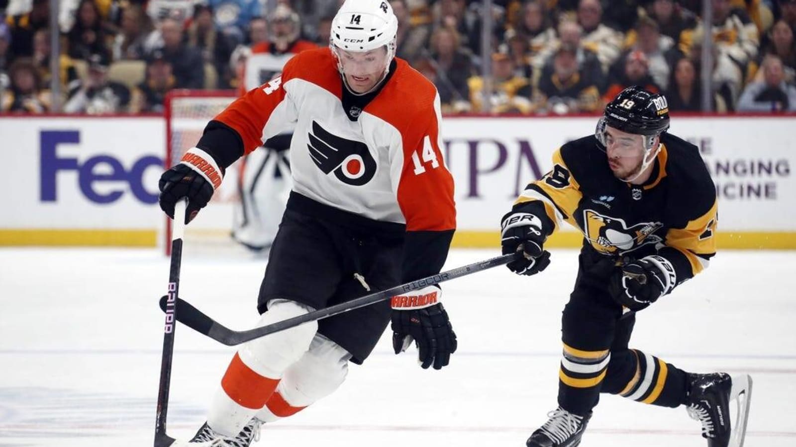 Flyers clip Penguins 4-3 in shootout