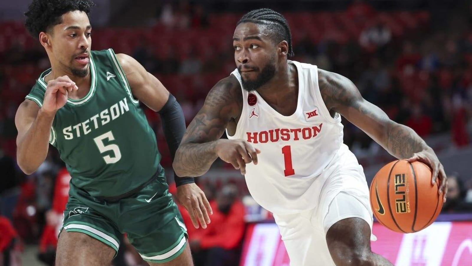 No. 6 Houston takes control in first half, zooms by Stetson