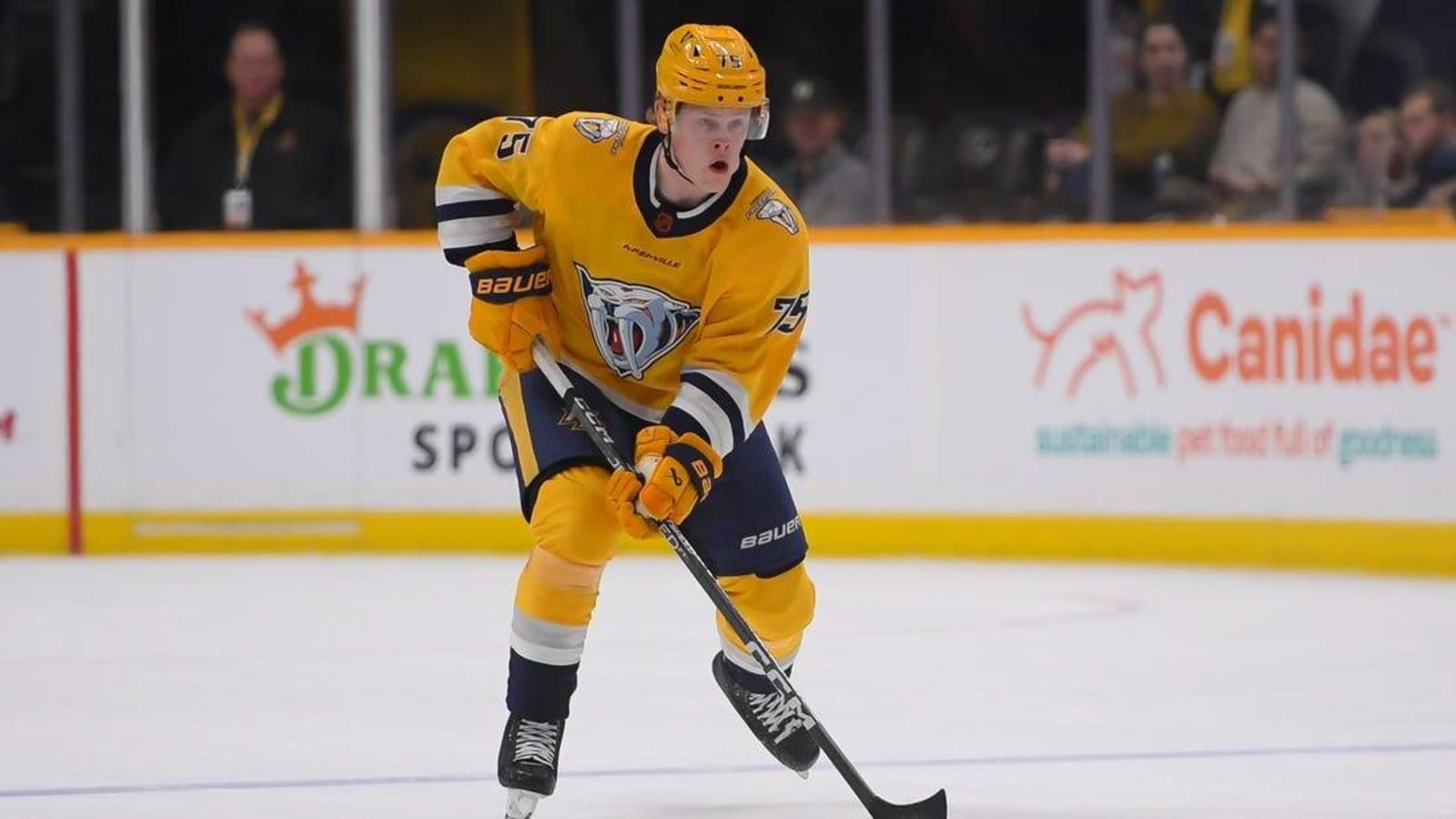 Juuso Parssinen looks for history as Predators meet Jackets