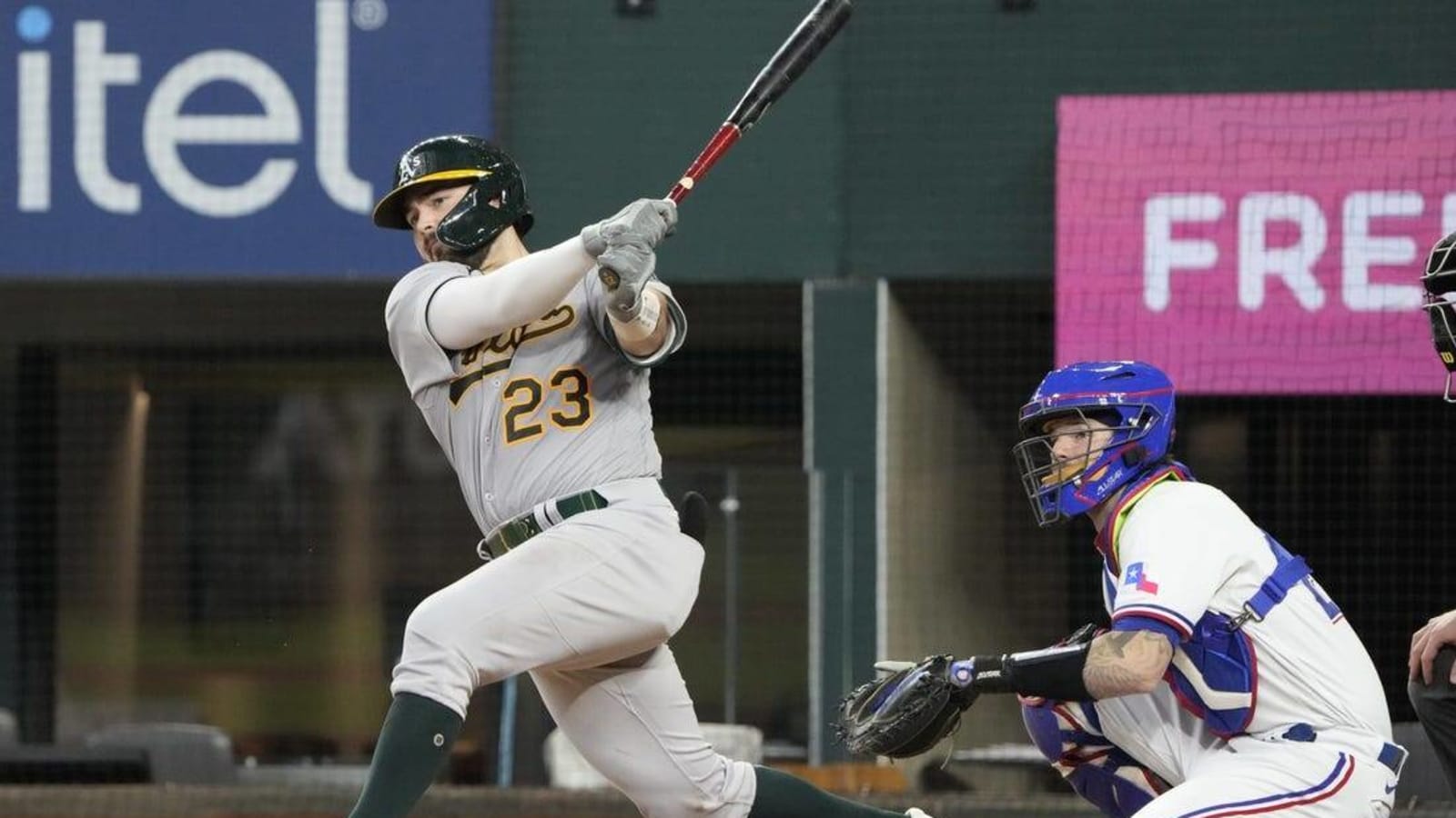 Athletics&#39; Shea Langeliers set for home debut vs. Mariners