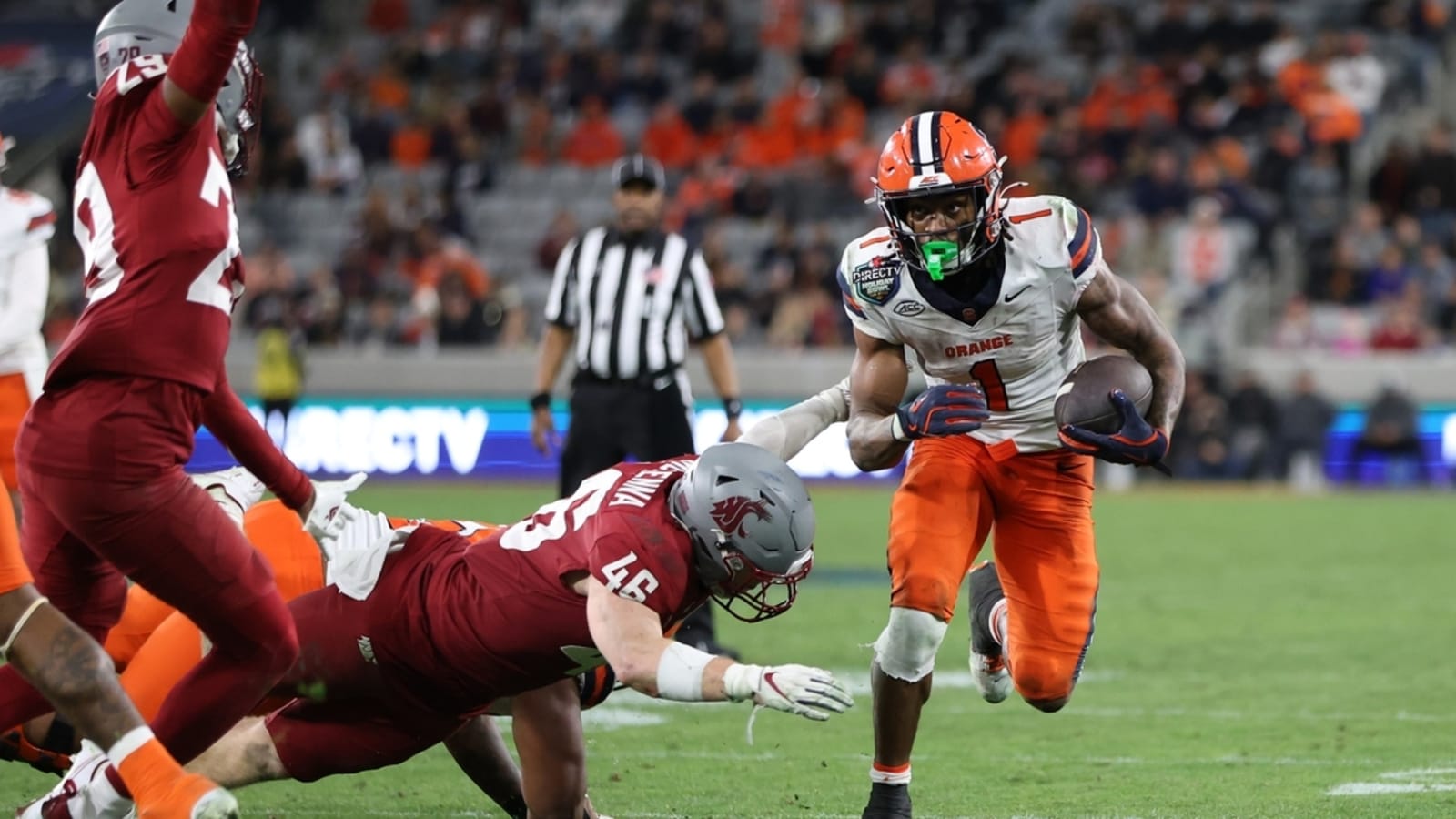 Kyle McCord&#39;s 5 TDs power Syracuse&#39;s rout of Wazzu in Holiday Bowl