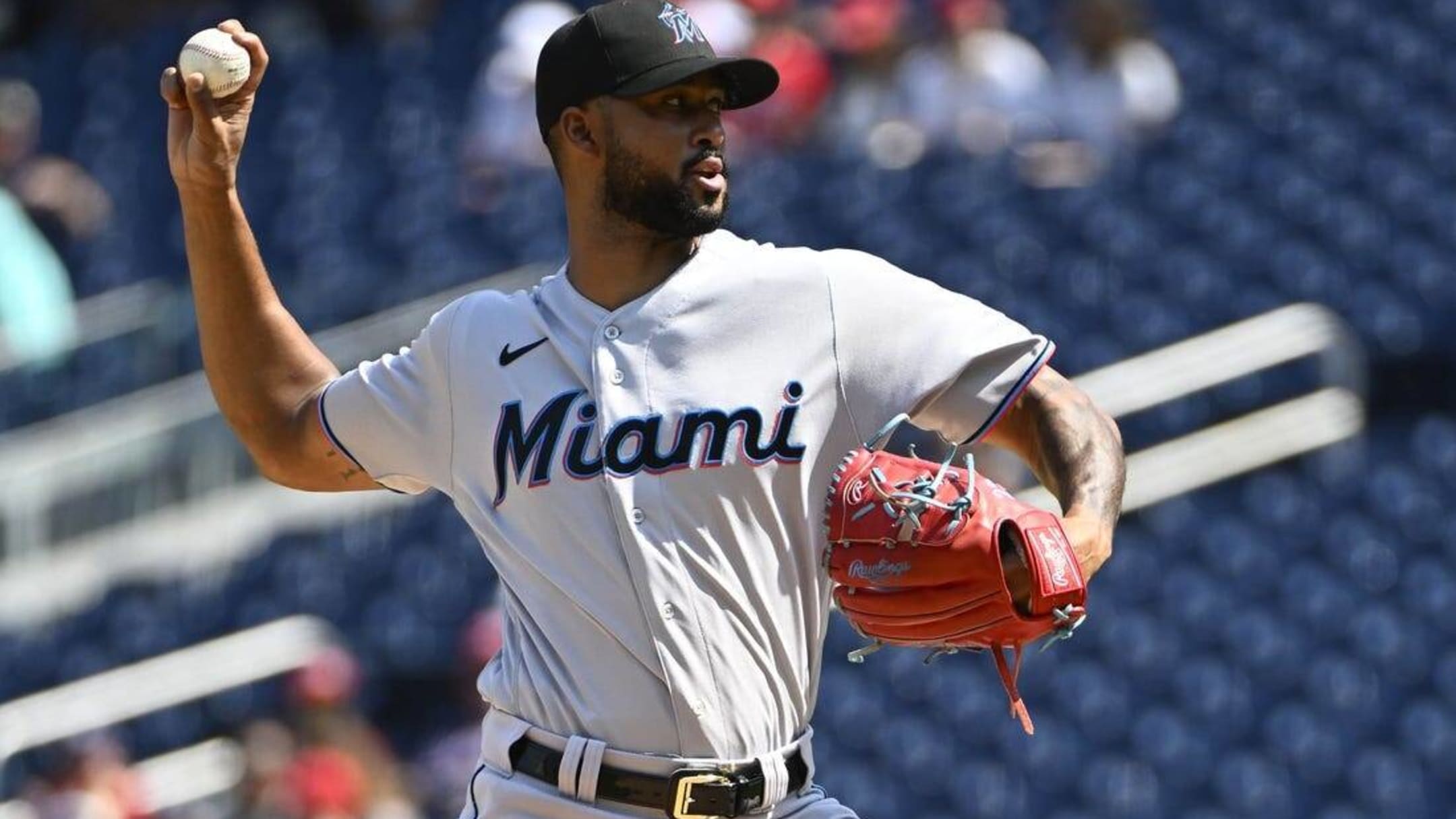 Marlins' Sandy Alcantara throws MLB-most 3rd complete game