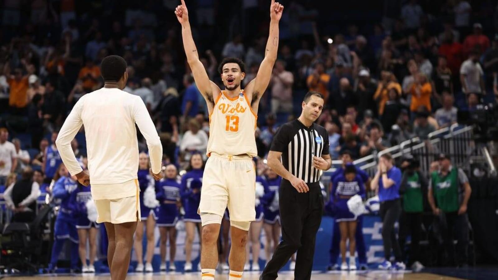 East: Olivier Nkamhoua ties career best in points as No. 4 Tennessee beats No. 5 Duke