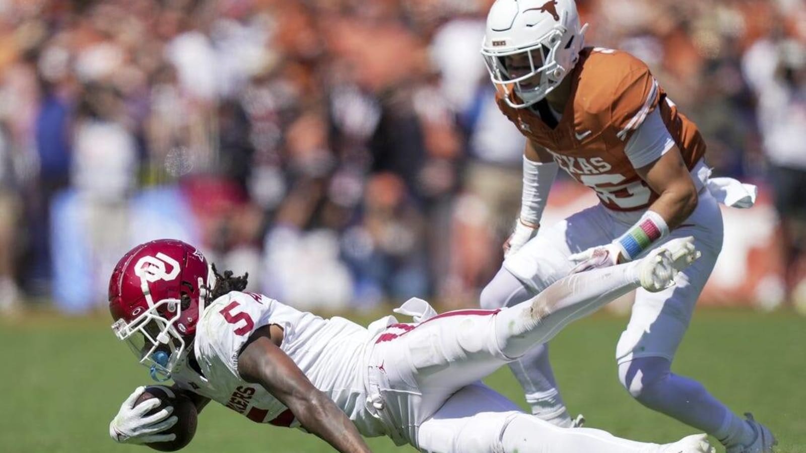 Oklahoma WR Andrel Anthony (knee) out for season