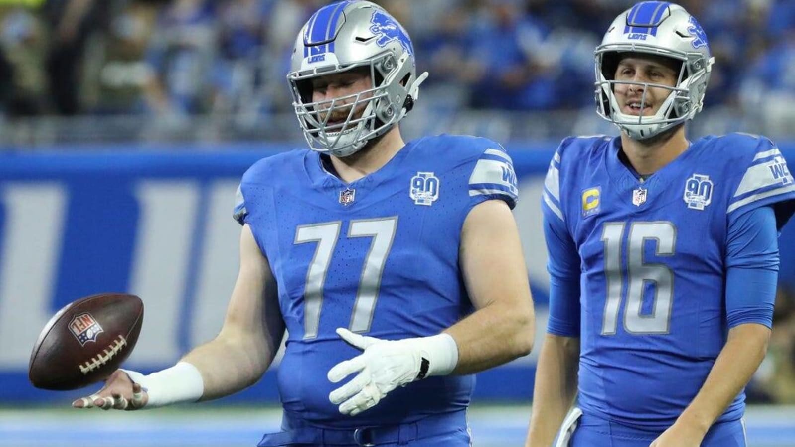 Lions C Frank Ragnow (calf, toe) to sit out practice Saturday