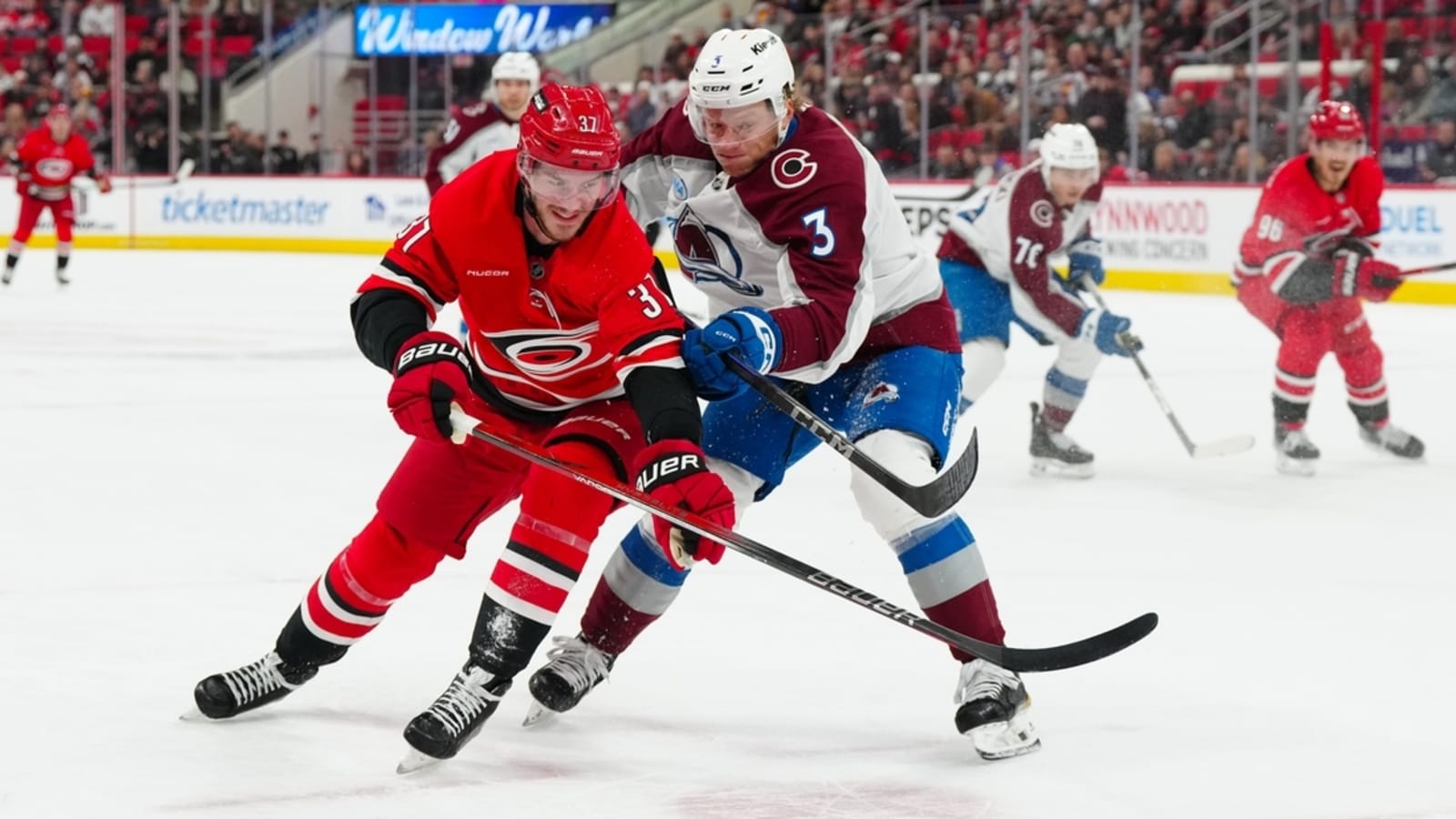 Andrei Svechnikov's career night carries Canes past Avs
