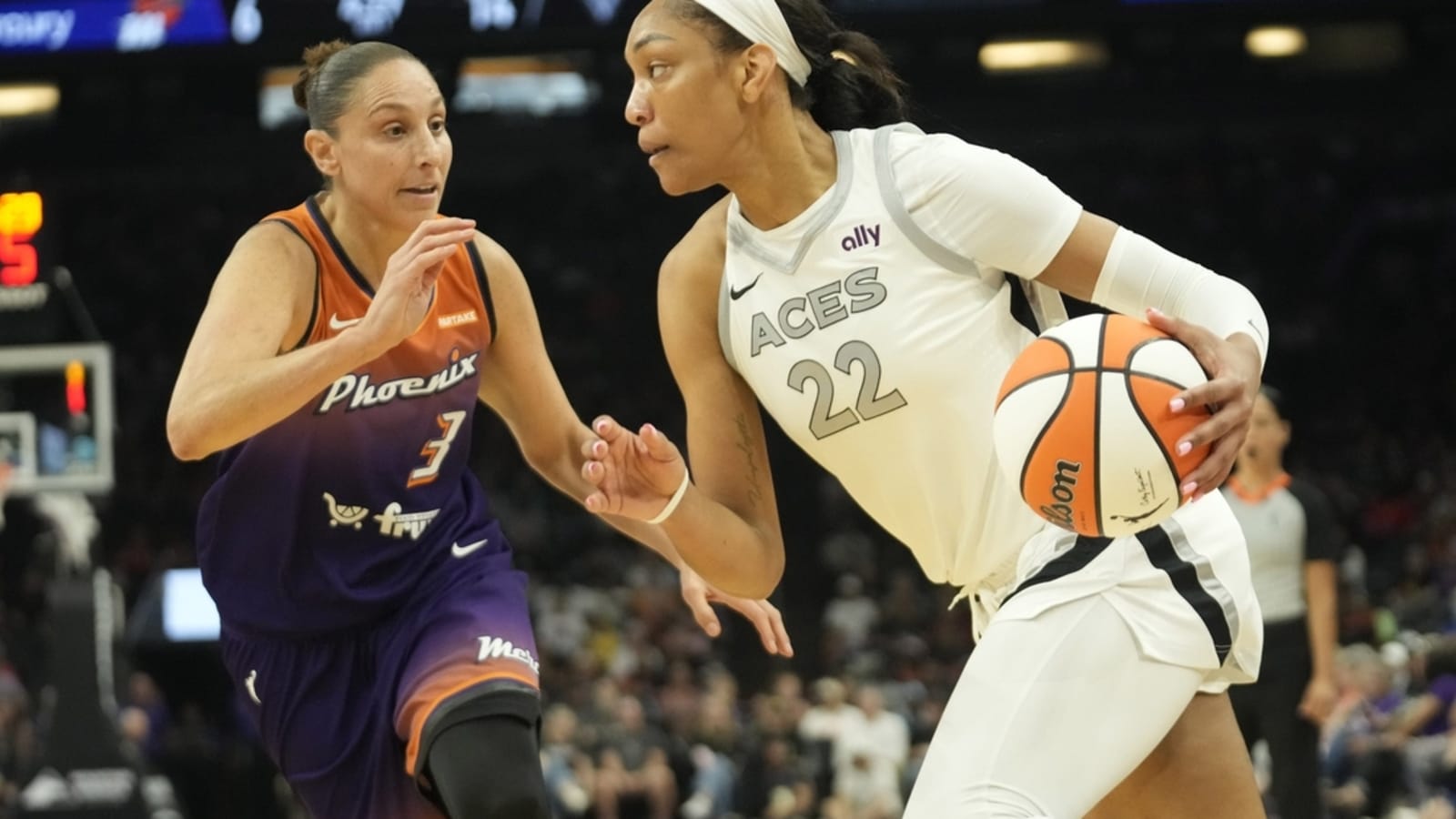 Aces C A&#39;ja Wilson (foot) ruled out vs. Liberty