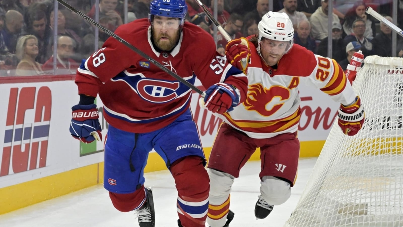 Flames&#39; Matt Coronato ties game late, beats Habs in OT