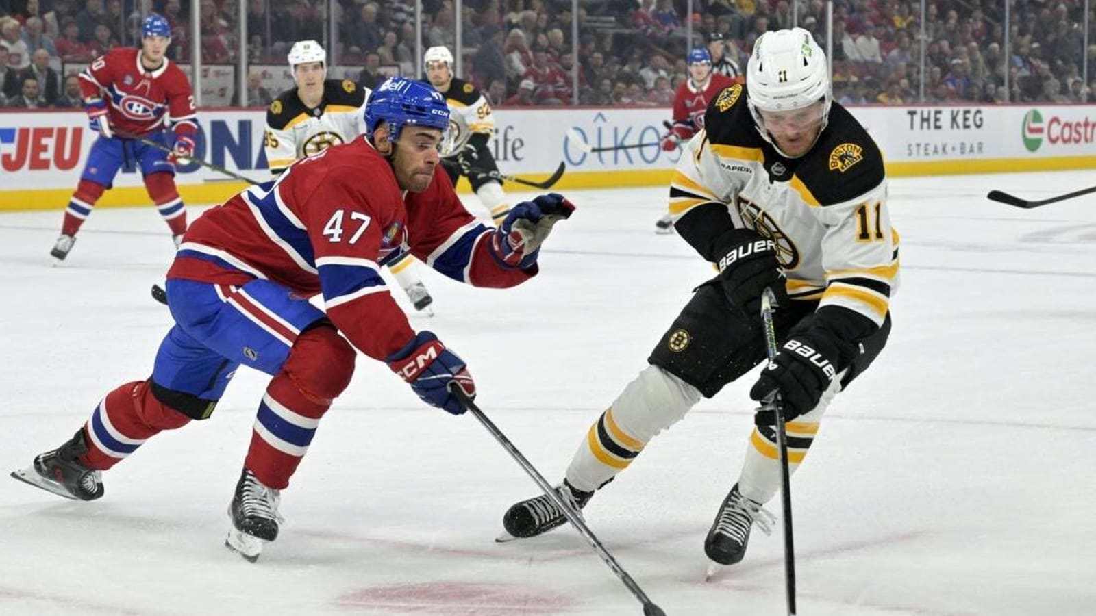 Canadiens gain rare win over Bruins, build wild-card lead
