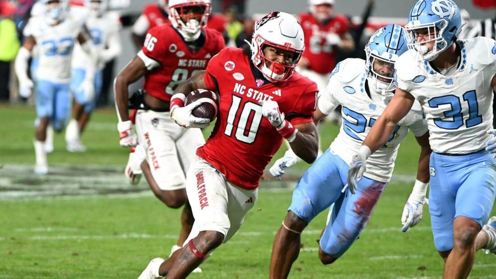 No. 22 NC State scores at will, routs North Carolina