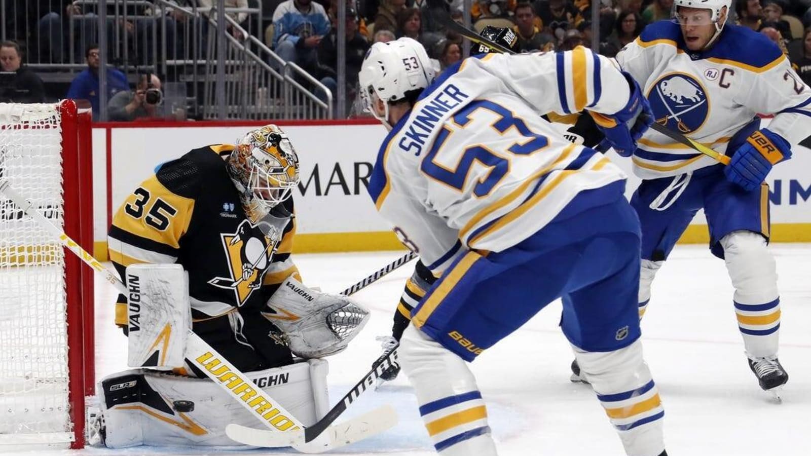 Tristan Jarry blanks Sabres as Pens win 4th straight