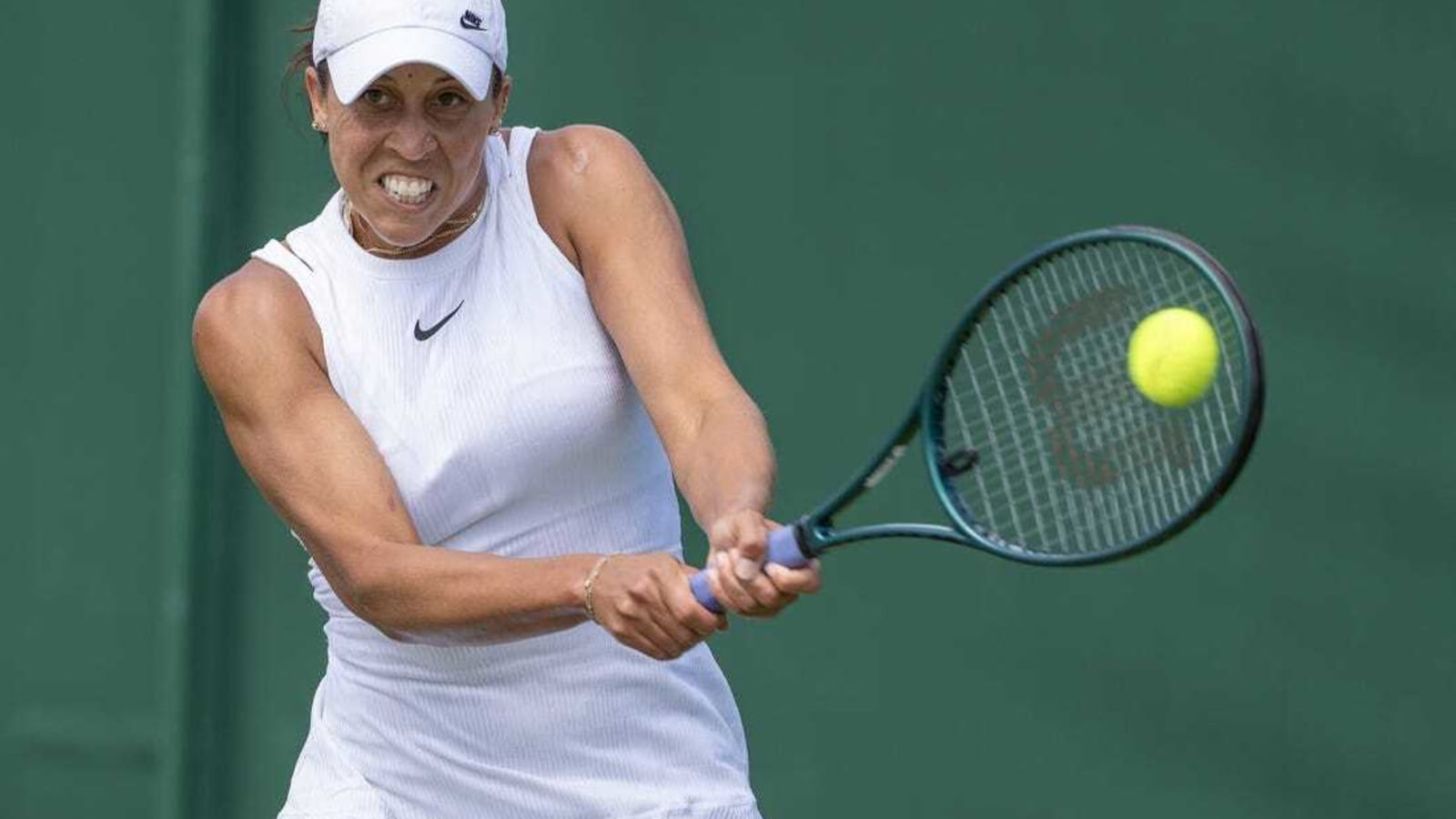 Madison Keys (leg) retires in Wimbledon fourth round