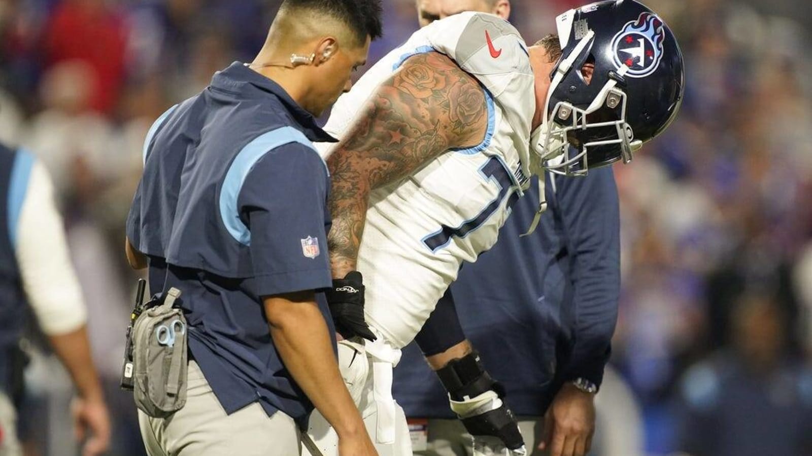 Titans LT Taylor Lewan (knee) out for season