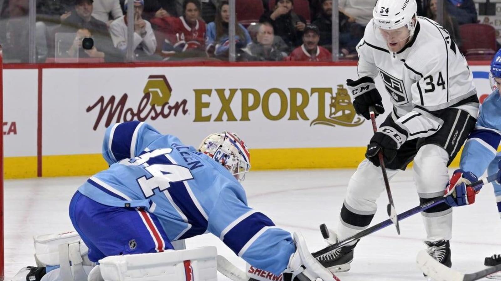 Kings tally early, hold on to topple Habs