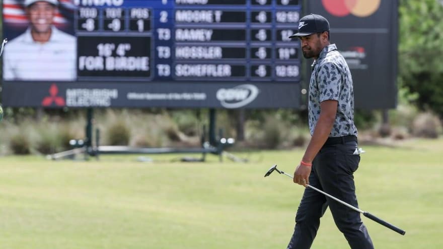 Reigning champ Tony Finau surges ahead for Houston Open lead