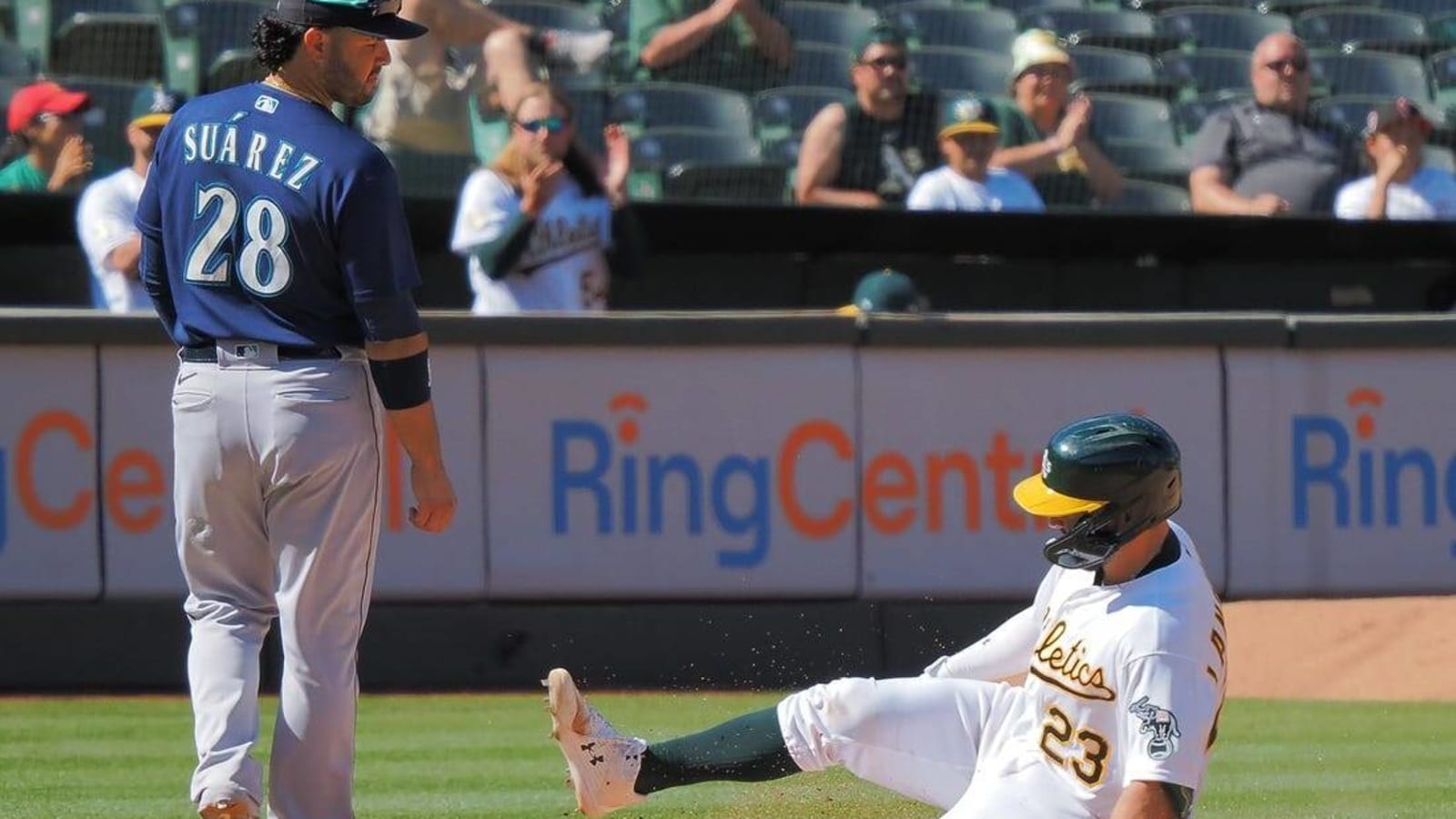 Shea Langeliers, Athletics get by Mariners to win series