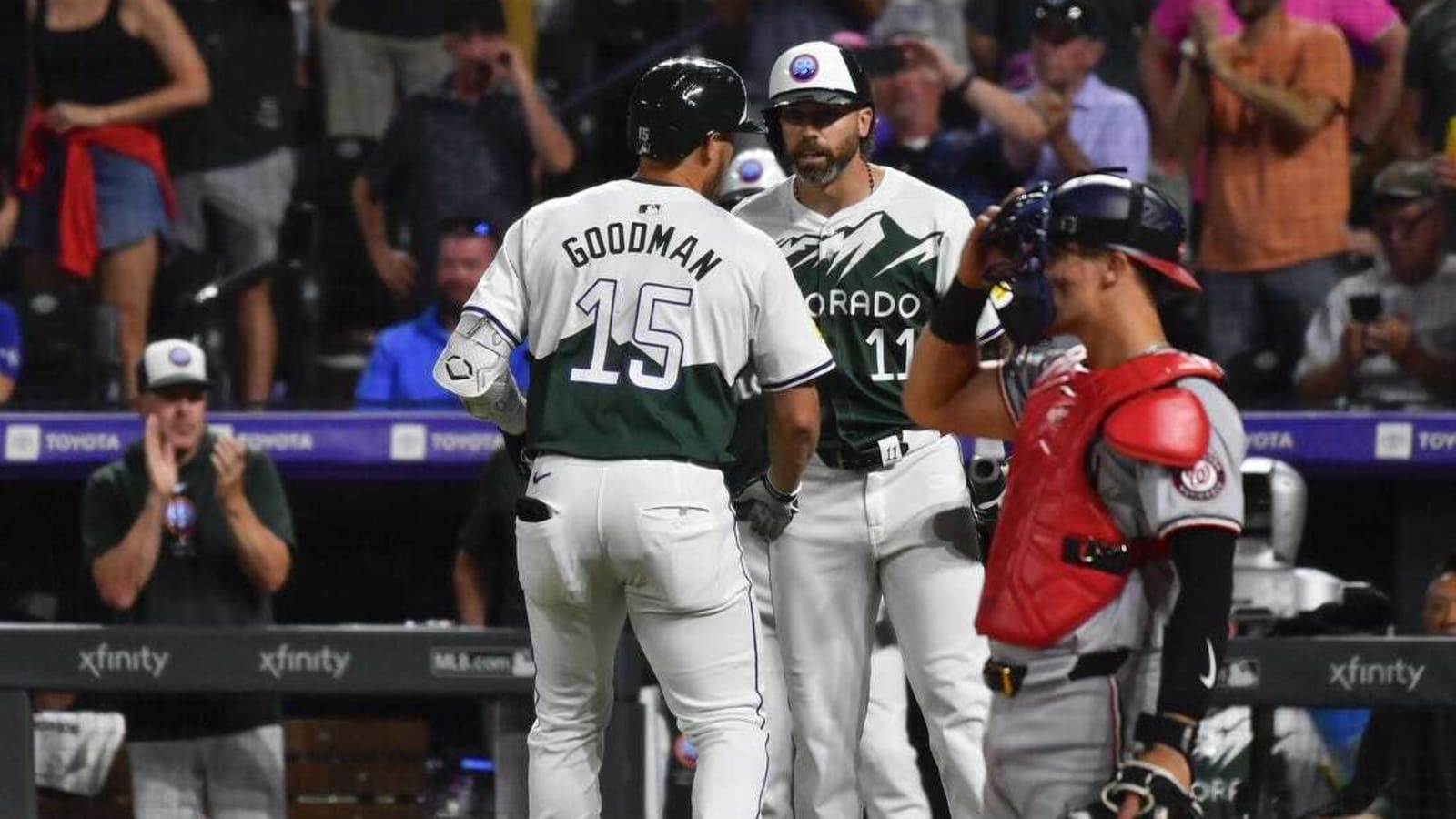 Rockies defeat Nats on walk-off pitch clock violation