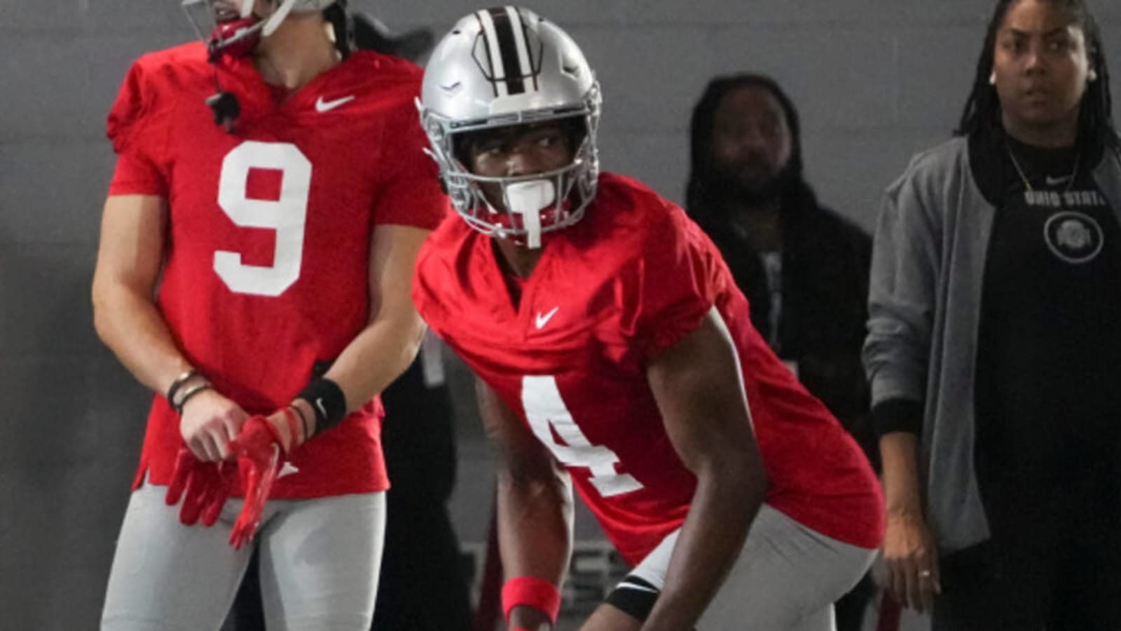 Ohio State WR Jeremiah Smith shows off at 1st practice (Video)