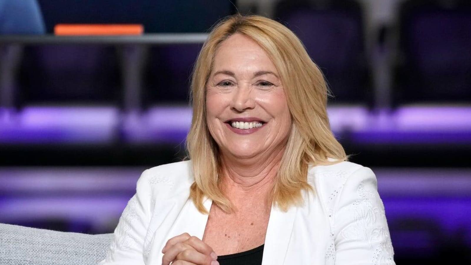 Burke discusses being first woman analyst for men's pro title game