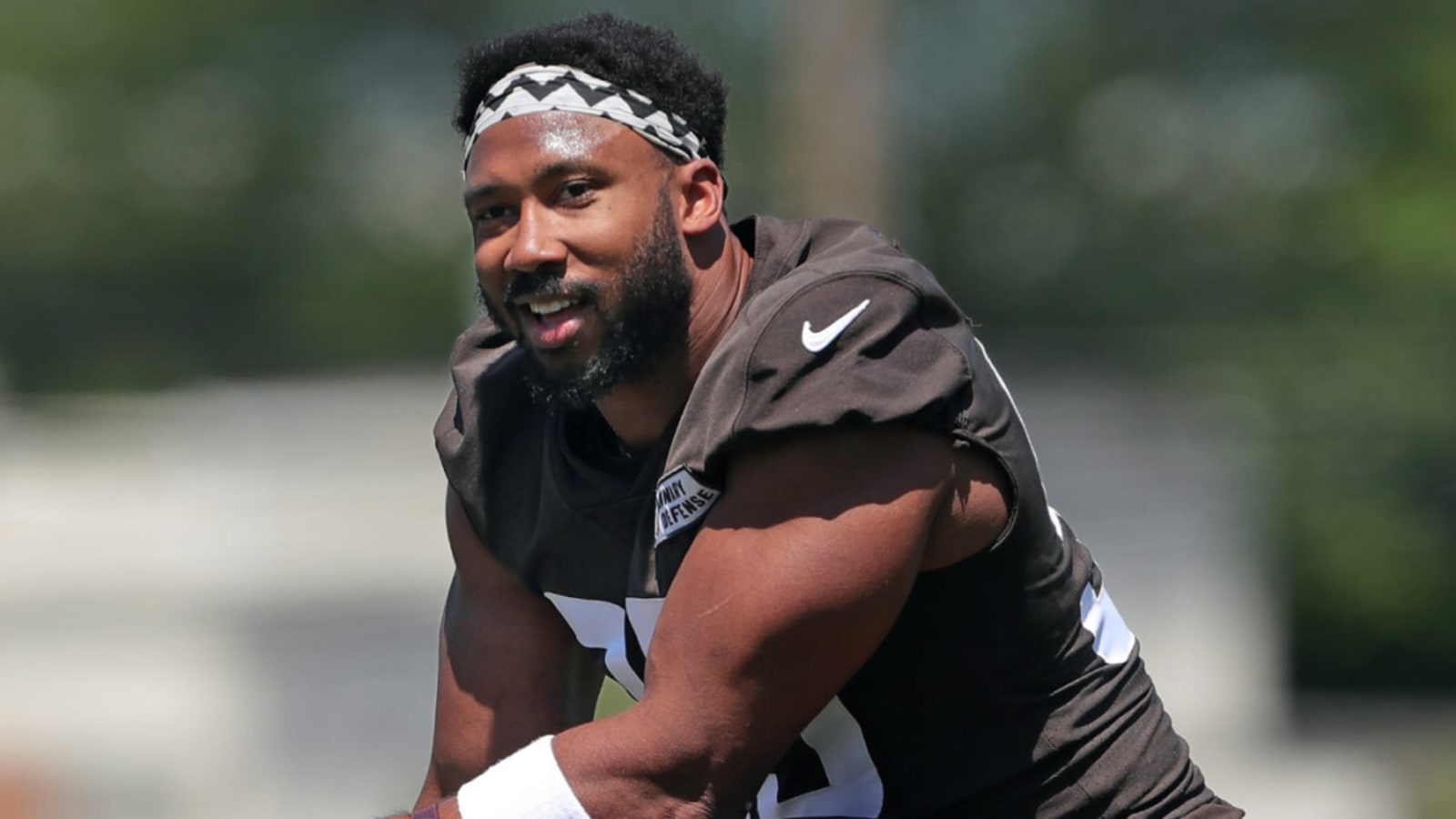 Myles Garrett Discusses DPOY Drama with Watt Before &#39;TNF&#39;